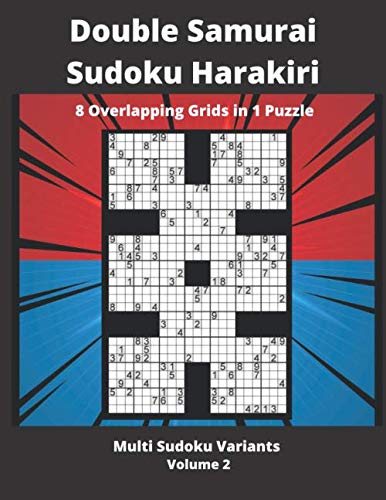 Double Samurai Sudoku Harakiri 100 Overlapping Sudoku Puzzles 8 