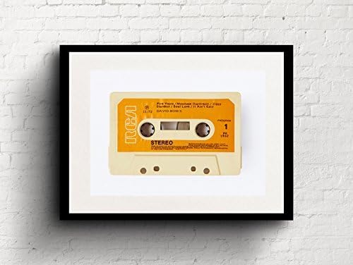 David Bowie - The Rise and Fall of Ziggy Stardust and the Spiders from Mars - Cassette Print