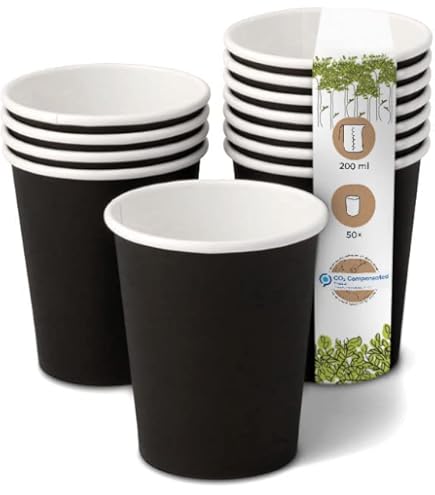 Papieren beker 100 ml wit, EcoUp | Green Box Papieren beker 100 ml wit, EcoUp | Green Box