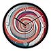 Produktbild LLSJZ Watch Clock Art Creative Wall Clock Wohnzimmer Schlafzimmer Clock Dekoration Mauer Uhren Stille Kunst Uhren Uhren,Schwarzer Rand 12 Zoll