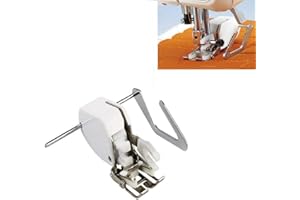 EMAGEREN Even Feed Presser Foot, Low Shank Sewing Machine Foot Quilting Foot Pressure Foot Sewing Machine Parts with Adjustable Quilting Guide for Brother, Singer, Janome Sewing Machines