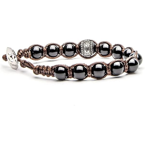 Bracciale TAMASHI Preghiera Con Occhio Di Tigre - Unisex, Fatto A Mano, Pietre Naturali Tibetane