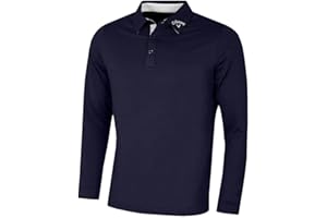 CALLAWAY APPAREL Callaway Golf Hommes à Manches Longues SwingTech Performance Polo