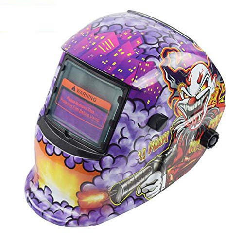 Preisvergleich Produktbild LAIABOR Automatik Schweißhelm großem Sichtfeld Automatisches Verdunkeln der Argon-Lichtbogenschweißensschablonen...