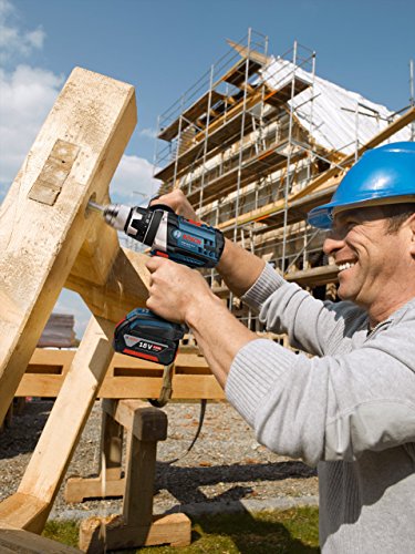 Bosch Professional GSR 18 VE-2-Li Akku-Bohrschrauber, 2×4,0 Ah Akku, 13 mm Bohrfutter, 18 V, L-Boxx - 2