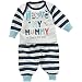 Lullaby Baby Boys I Love Mummy or Daddy Long Sleeve Pyjamas - White - 12/18 Months