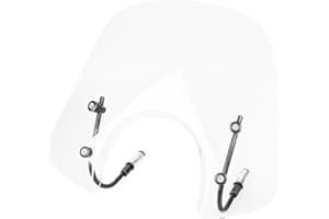 LORABABER Motorrad Scooter Windschild Windabweiser Mit Halterung Kompatibel mit GTS 250 300 GTS250 GTS300 2017 2018 2019, Windschutzscheibe Windschutz Wind Luftabweiser (Transparent)