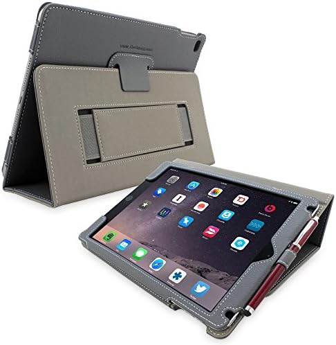 SnuggApple iPad 3/4 Case Cover with Flip Stand Grey