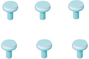 Baby Nail Trimmer Replacement Pads - Jaybva 6PCS Grinding Heads Polish Disc for Standard Electric Nail File Clippers and Cutter Kit Blue Pads for Children 6 Months Up