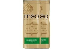 ALEX(E) Lot de 2 Café Méo, Oriental/Arménien, Moulu, Mouture fine texture farineuse, Pur Arabica Dégustation (Vert)