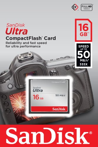 SanDisk Ultra CompactFlash UDMA716GB bis zu 50 MB/Sek Speicherkarte - 3