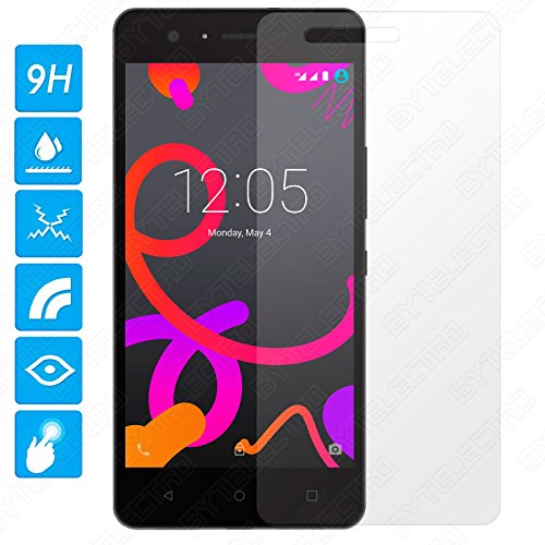 Bytelectro - Protector Pantalla CRISTAL TEMPLADO Premium BQ AQUARIS M5