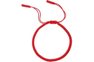 WY LIGHTING LEVEL Tybetańska bransoletka na szczęście, pleciona bransoletka przyjaźni, regulowana, bransoletka z materiału, talizman, prezent dla mężczyzn, kobiet, nastolatków, rodzeństwa, bliskich