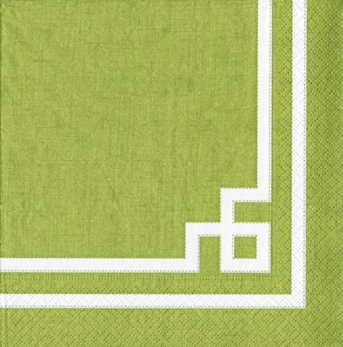 Preisvergleich Produktbild Caspari 40er Rive Gauche Servietten, Moos grün
