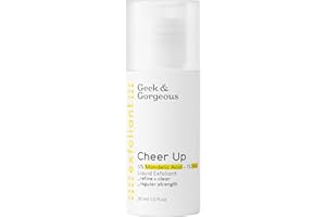 ‎GEEK & GORGEOUS Geek & Gorgeous - Cheer up - Chemisches Peeling für das Gesicht mit Mandelsäure und BHA-Säure,wirkt gegen Akne, Mitessern und vergrößerten Poren,für Mischhaut und Ölige Haut, 30 ml