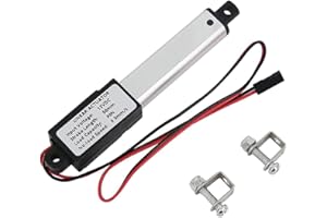 Bordhap Micro-Linear Actuator, 2 Inch Stroke, 90N/20.3Lb, Speed 9.5mm/S Electric Waterproof Actuator Motor Linear Actuator 12V
