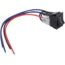 Interruttore A Bilanciere 12V 20A LED - Per Verricello E Luci Auto