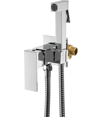 Ibergrif M16357 Keukenkraan – Wandmontage, 360° Draaibaar, Van Messing, Met Keramische Cartridge En Beluchter, Chroom/zilver