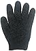 NatraCure Gel Moisturising Gloves (Day/Night) (Black) (Lavender Scent) - One Size