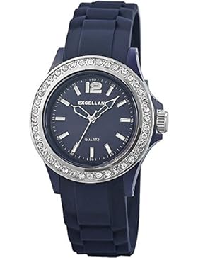 Excellanc Damenuhr mit Kautschukarmband