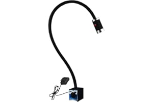 XUNDE Led Worklight 800mm Arm CNC Machine Light 220V Plus Long Gooseneck Adjustable Magnetic Light Industrial Lamp (6)