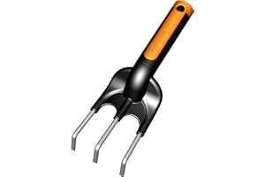 Fiskars Blomkratta med 3 Tänder, Längd: 25 cm, Rostfria Ståltänder