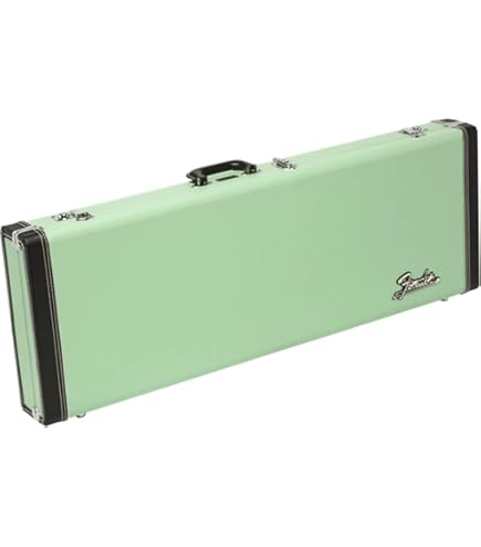 Étui Guitare Électrique MUSIC STORE Vert - Housse De Protection Style ST Et T