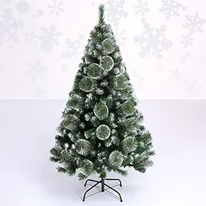 Northland Artificial Pine Snow Christmas Tree And Decoration (Green, 40 Pieces)