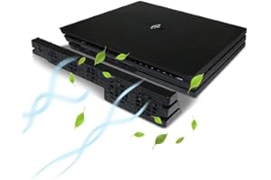 VOIMAKAS PS4 Pro Lüfter Kühler, PS4 Pro Turbo Cooling Fan, USB Externe Kühlgebläse 5 Fan Cooler Auto Luftzirkulation Kühlung Schutz für Sony PlayStation 4 Pro Konsole, (Nicht für PS4 und PS4 Slim)
