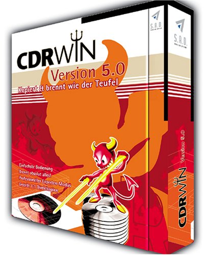 Preisvergleich Produktbild CDRWin - Version 5.0 - Kopiert & brennt wie der Teufel