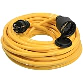 as &ndash; Schwabe Extension Cable 10 m K35 AT-N07 V3V3-F 3G2.5, IP44, Yellow | Robust extension cable for outdoors, approved for w