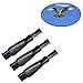 HQRP 3-pack Cleaning Brush for Braun 340s-4, 370, 350cc, 370cc, 370cc-4, 350cc-4, Contour Classic Model 380, 5877, 5887, 5888 Electric Shaver, Trimmer