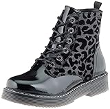 biker stiefel damen braun Schuhspitze: rund Bugatti Damen 432549325769 Stiefeletten, Schwarz (Black/ Black 1010), 40 EU