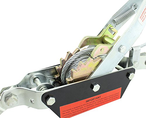 2000kg, Handseilzug, Handseilwinde - 3