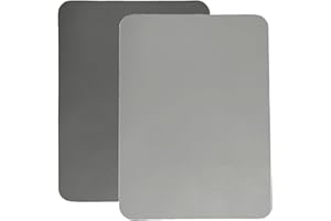 SOQKEEN 2 Pack Kitchen Super Absorbent Draining Mats - 16''x12'' Non Slip Dish Drying Mat for Kitchen Counter, Coffee Machine, Worktop (Dark & Light Grey)