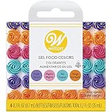 100% auténtico Wilton Gel Food Colors .3Oz 4/Pkg