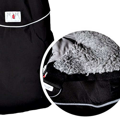 manduca by MaM 199-41-13-003 Deluxe Cover Flex, Regencover, one size, schwarz - 7