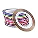 18PCS Multicolor Mixed Colors Rolls Striping Tape Line Nail Art Decoration Sticker DIY Nail Tips Color Random