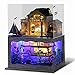 Produktbild Godbless Puppenhaus DIY Mit LED Licht Eindruck Von Hawaii Zweistöckiges DIY Dollhouse Wünderschön Gestaltetes Modell Kreativ Weihnachts Kinder Geburtstag Spielzeug Geschenk