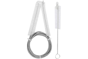 Soapow Universal Ventilador Respirador Manguera Tubo De Acero Inoxidable Cepillo De Limpieza CPAP Limpiador Suministros