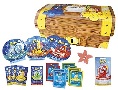 Tinti Coffre de bain pour les Enfants - Pack de 18 produits
