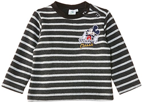 Disney Baby Boys Mickey Mouse NH0061 Sweatshirt, Black, 1-2 Years (Manufacturer Size:12 Months)
