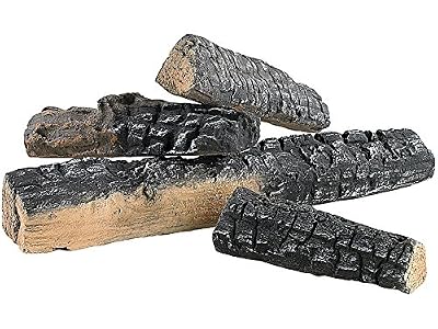 Carlo Milano Bûches en bois pour poêles au bioéthanol - Lot de 4