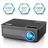 【Überhitzungsschutz und Effizente Wärmeableitung】Überhitzungsschutzsystem stellt sicher, dass der Beamer nicht beim lange Zeit Betieb wegen Überhitzung schädt werden. WiMiUS Beamer verfügt effizentes Dual-Wärmanleitung-System, leitet die Wärm effektiv ab. So Sorgt es für eine längere, stabilere abspielen. Außerdem sich die Lebenszeit des Beamers erheblich Verlängert wird