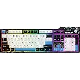 Coverzone AJAZZ AK35I V4 Kablosuz Mekanik Klavye, Akıllı Ekran, RGB Aydınlatma, 3 Bağlantı Modu, Programlanabilir Yazılım, Ho