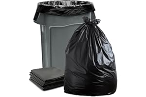 MAYA HOME & GARDEN MAYA 10 Sacchi Neri Grandi Resistenti 85x110 cm, 150 Litri, Sacchi Spazzatura per Secchio e Pattumiera, Ideali per Bidoni Spazzatura Condominiali per Giardinaggio e Macerie