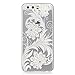 Produktbild Fanryn Schutzhülle / Cover / Case Bunte Muster Weich TPU Handy Hülle Durchsichtig Transparent Etui Cover Protective Shell Soft Schutzhülle Telefon Kasten für Huawei P10 – weiße Blumen