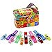 Produktbild 90 Stück Clips Klammern Spangen gerade Kunststoff mit Schachtel aus Eisen für Einband Couture DIY Funktionales Farbe Random