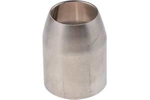 Almencla 38mm auf 51mm Auspuff Adapter Muffe Rohr Reduzierstück für Suzuki, aus Edelstahl