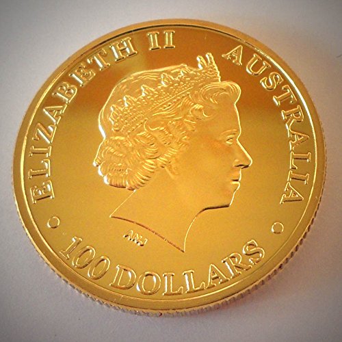 Preisvergleich Produktbild Münze 100 Dollar - 1oz Australian Kangaroo 2011 / Känguru - Gold plated